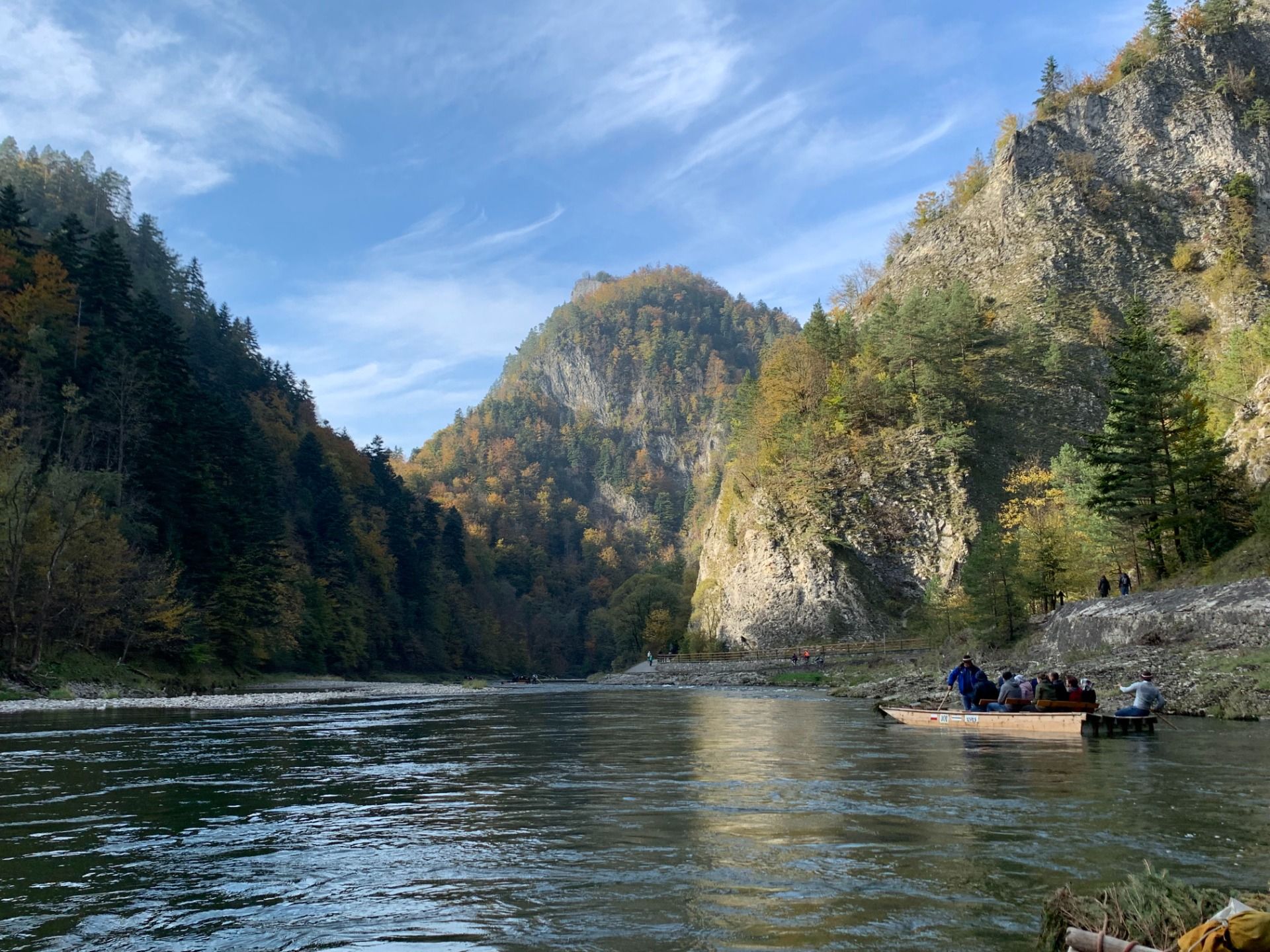 Down the Dunajec River Gorge