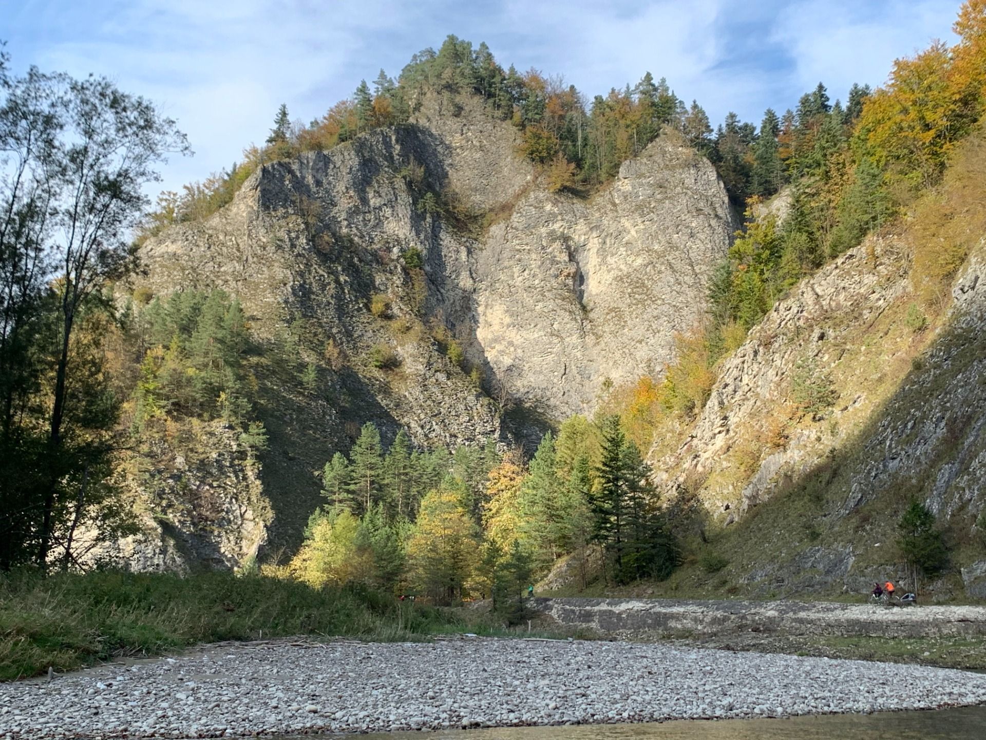 Down the Dunajec River Gorge