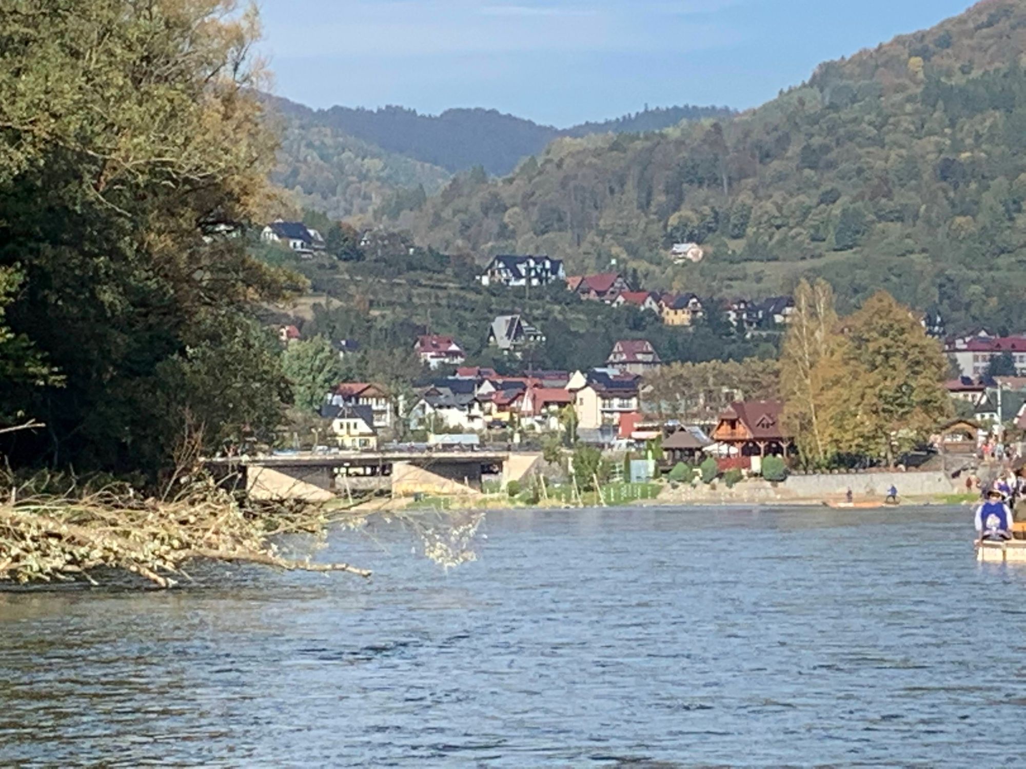 Szczawnica - end of the rafting