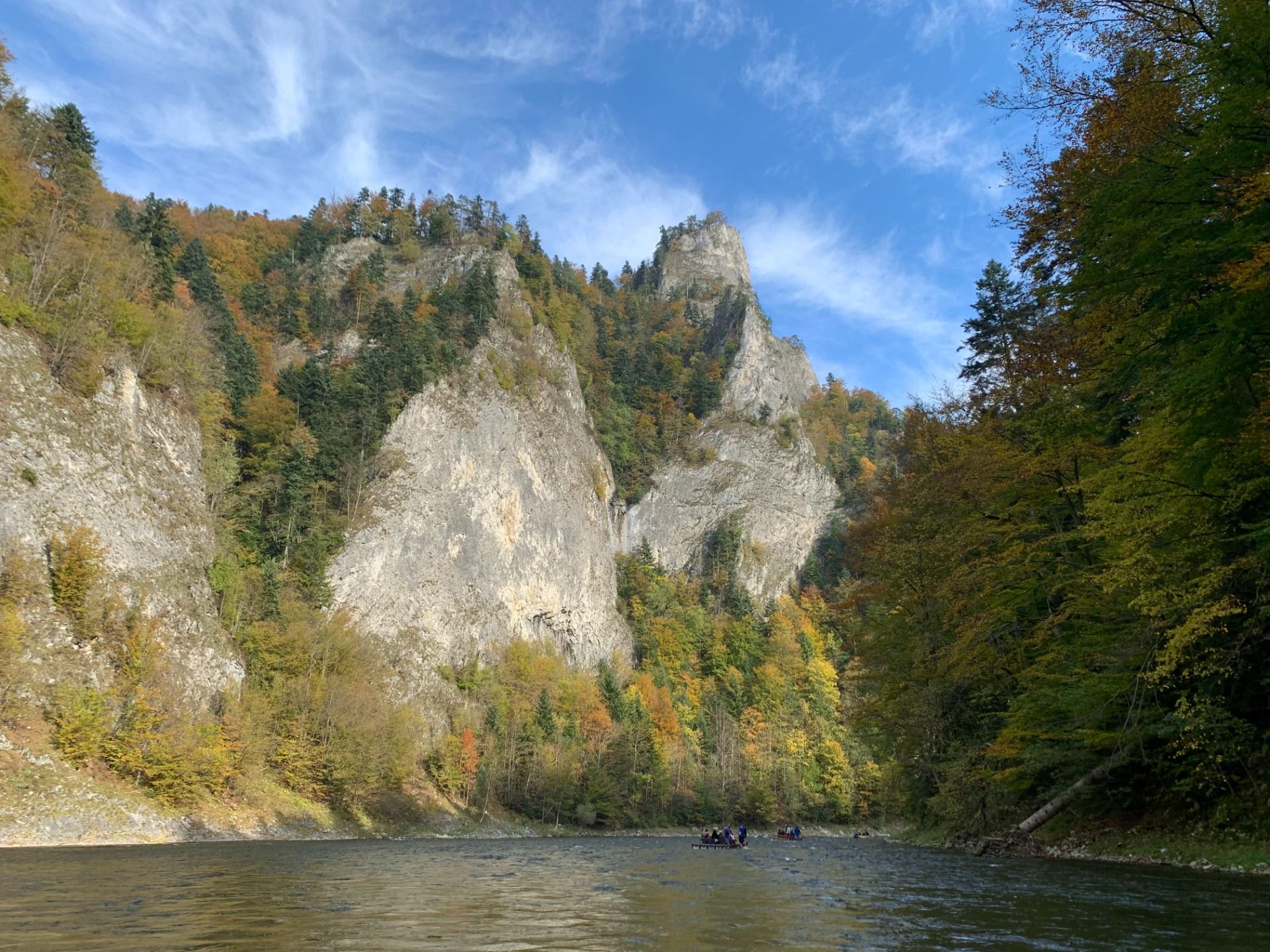 Down the Dunajec River Gorge