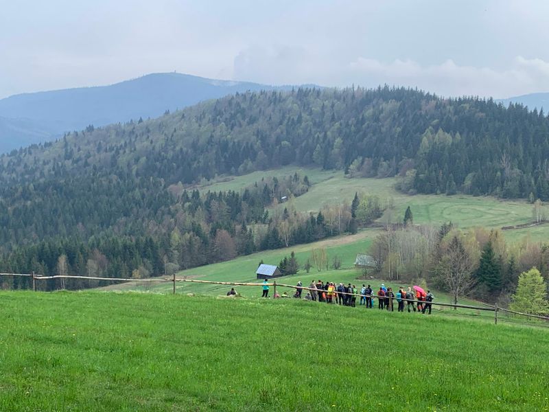 Kurs Przewodników Beskidzkich 2022/23. Zjazd I - Beskid Wyspowy. Dzień 2: Mogielica i Jasień.