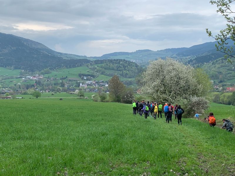 Kurs Przewodników Beskidzkich 2022/23. Zjazd I - Beskid Wyspowy. Dzień 3: Ćwilin