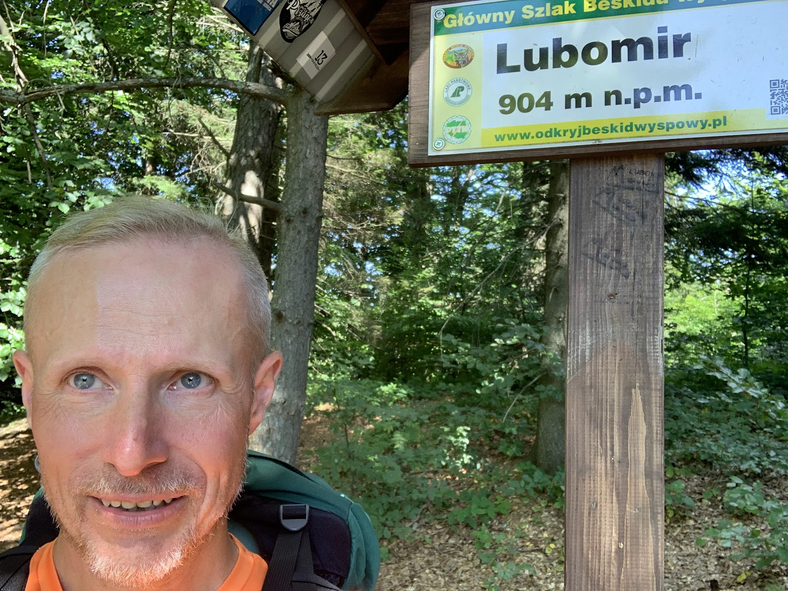 Lubomir, 904m n.p.m. w Beskidzie Wyspowym