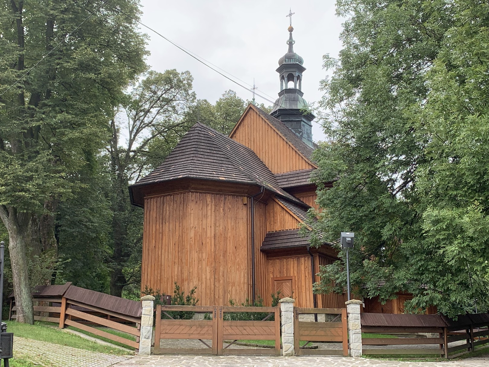 Kościół św. Sebastiana w Wieliczce, wzniesiony w 1581 roku.