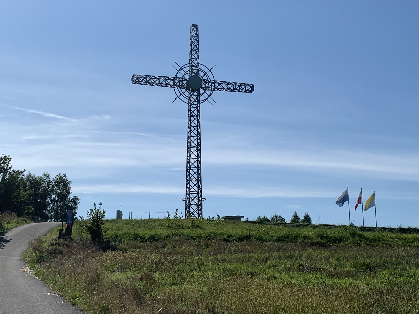 Krzyż na górze Kiecka w Krzeczowie
