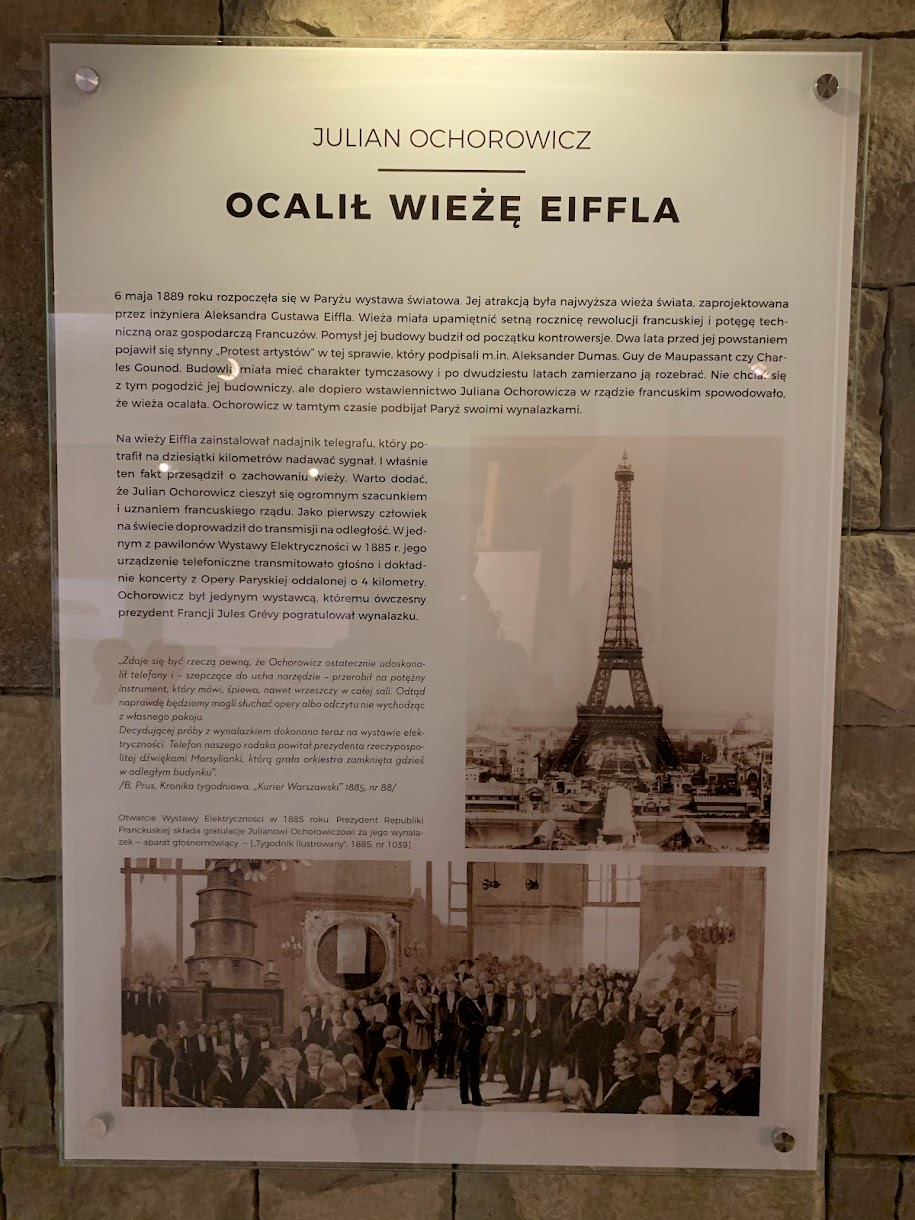 Julian Ochorowicz - ocalił wieżę Eiffla.
