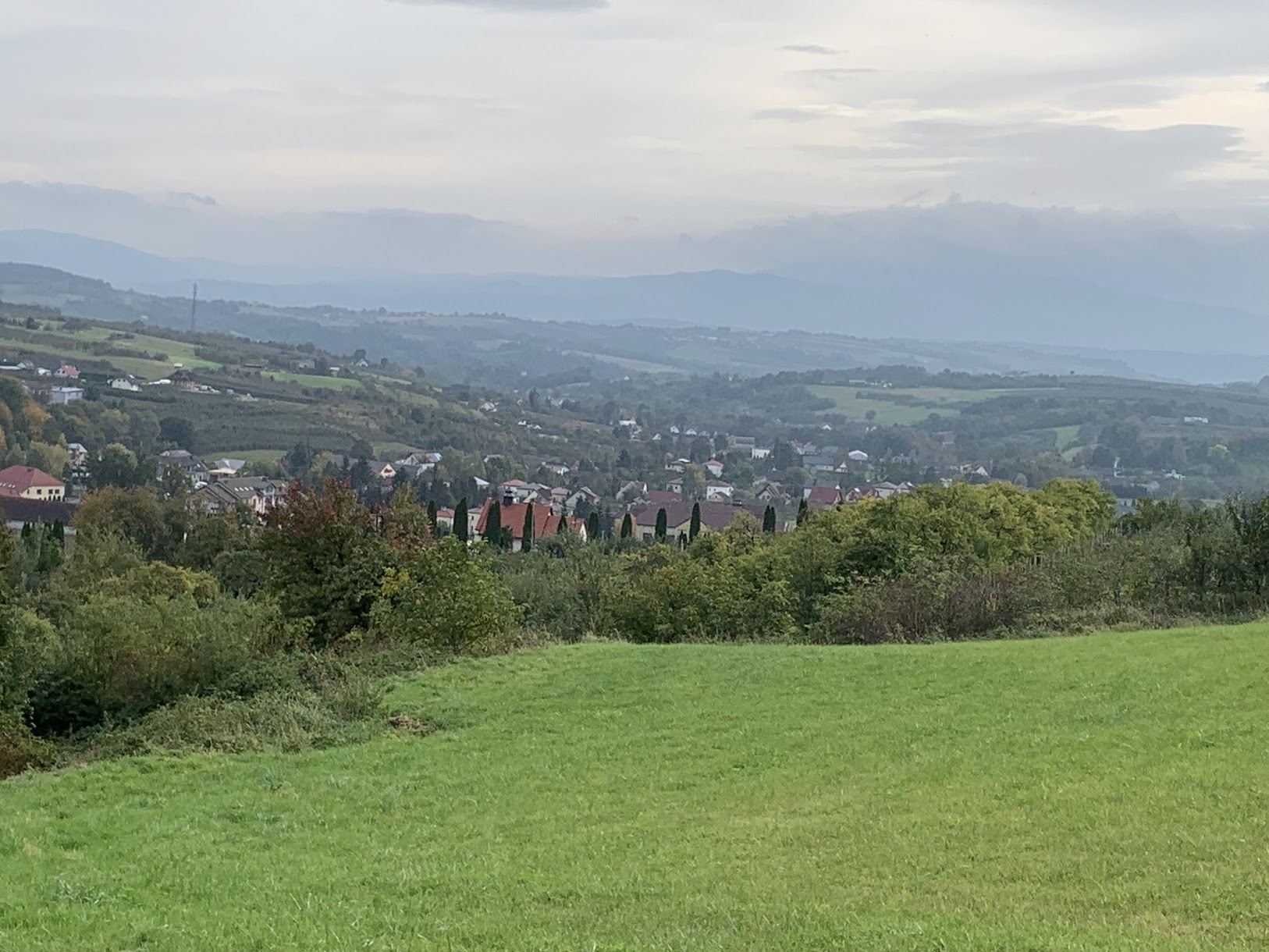 Widok nad Łukowicą