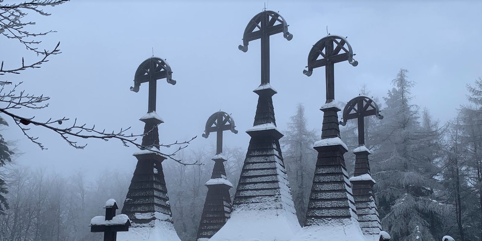 Dwa zimowe spacery w Beskidzie Niskim. Jawor z Wysowej i Rotunda z Regietowa. Na deser: Łużna-Pustki