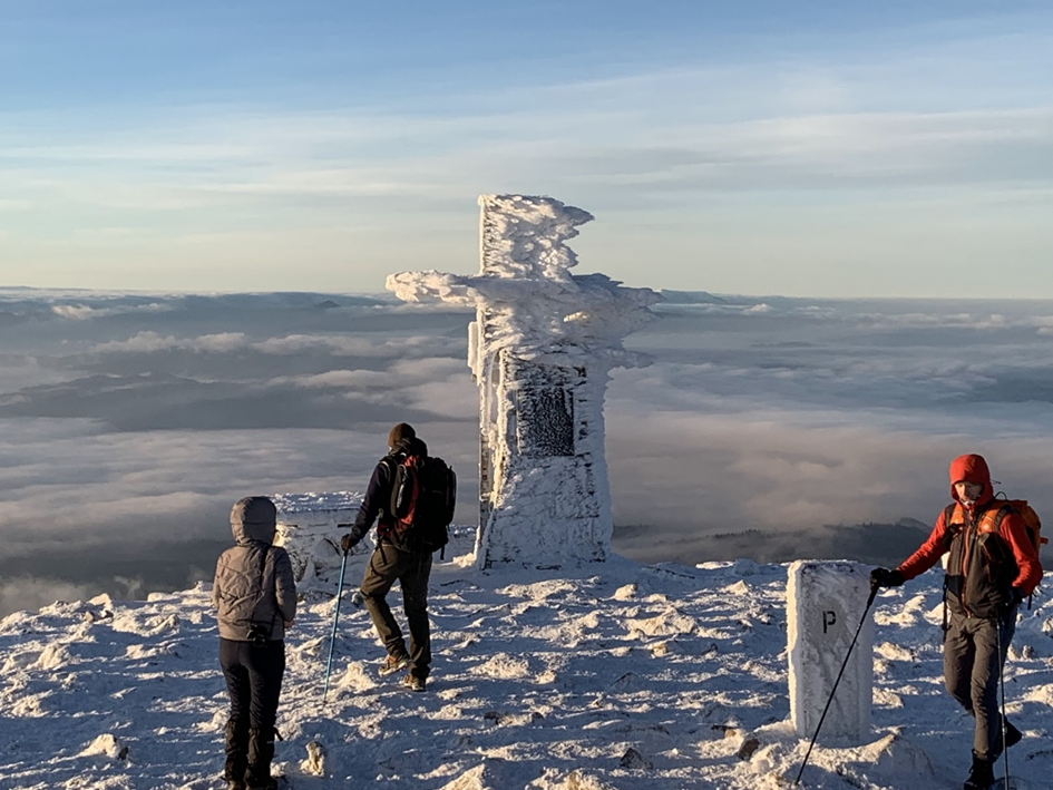 Diablak, 8.01.2023, tuż po wschodzie słońca