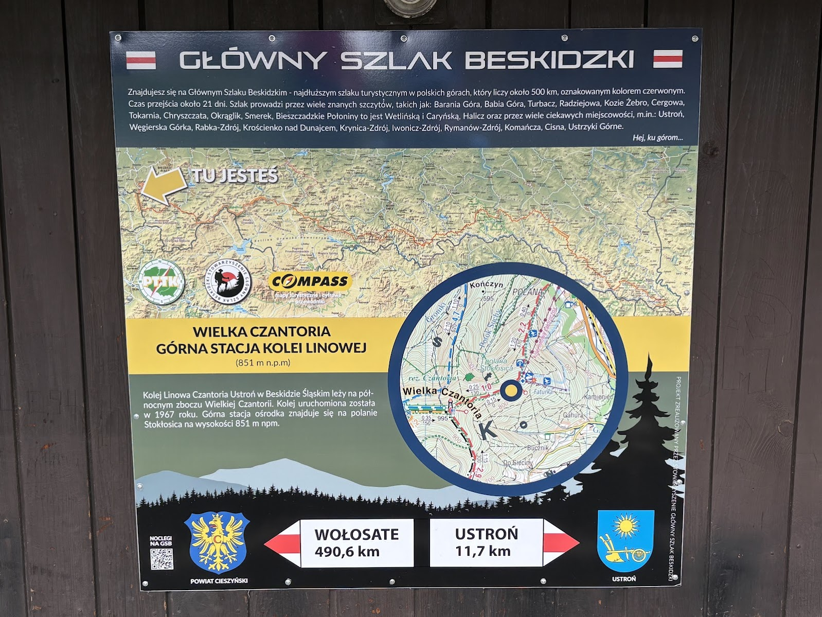 Główny Szlak Beskidzki. Do mety jeszcze tylko 490km