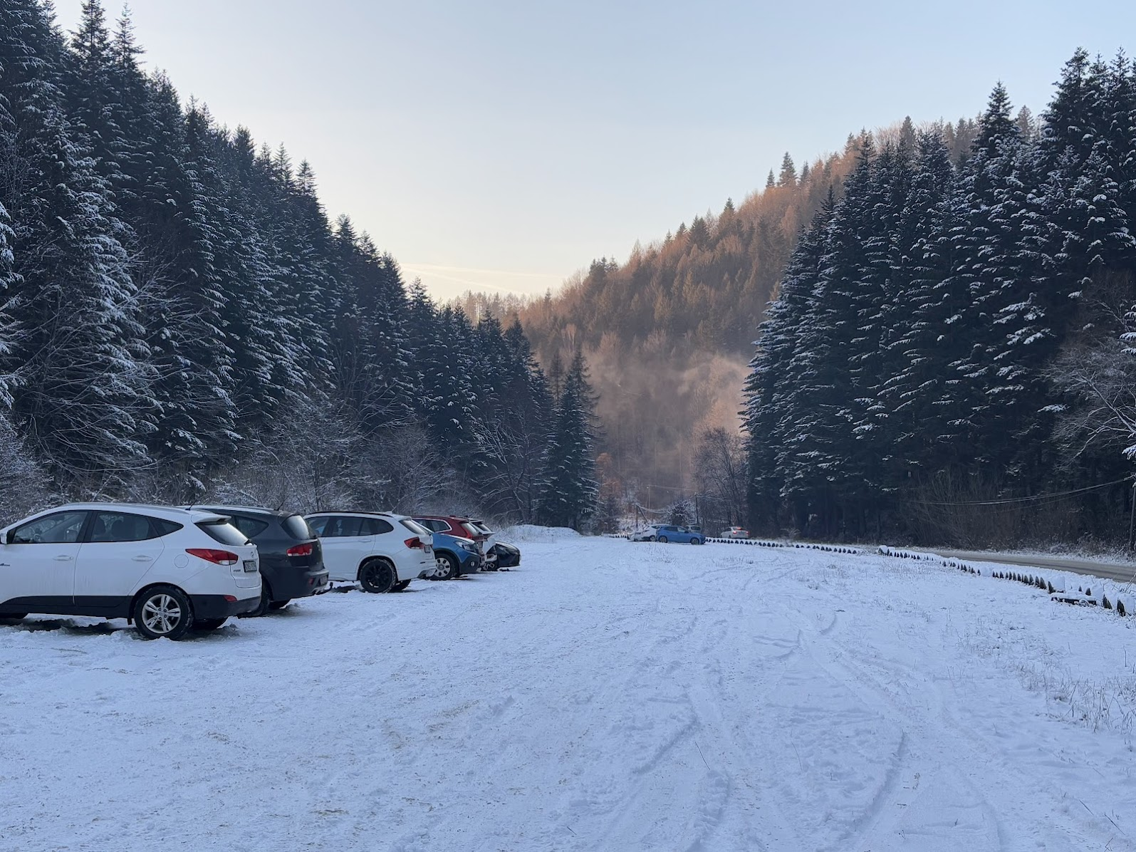 W czasie tej wycieczki nawet parking wyglądał pięknie...