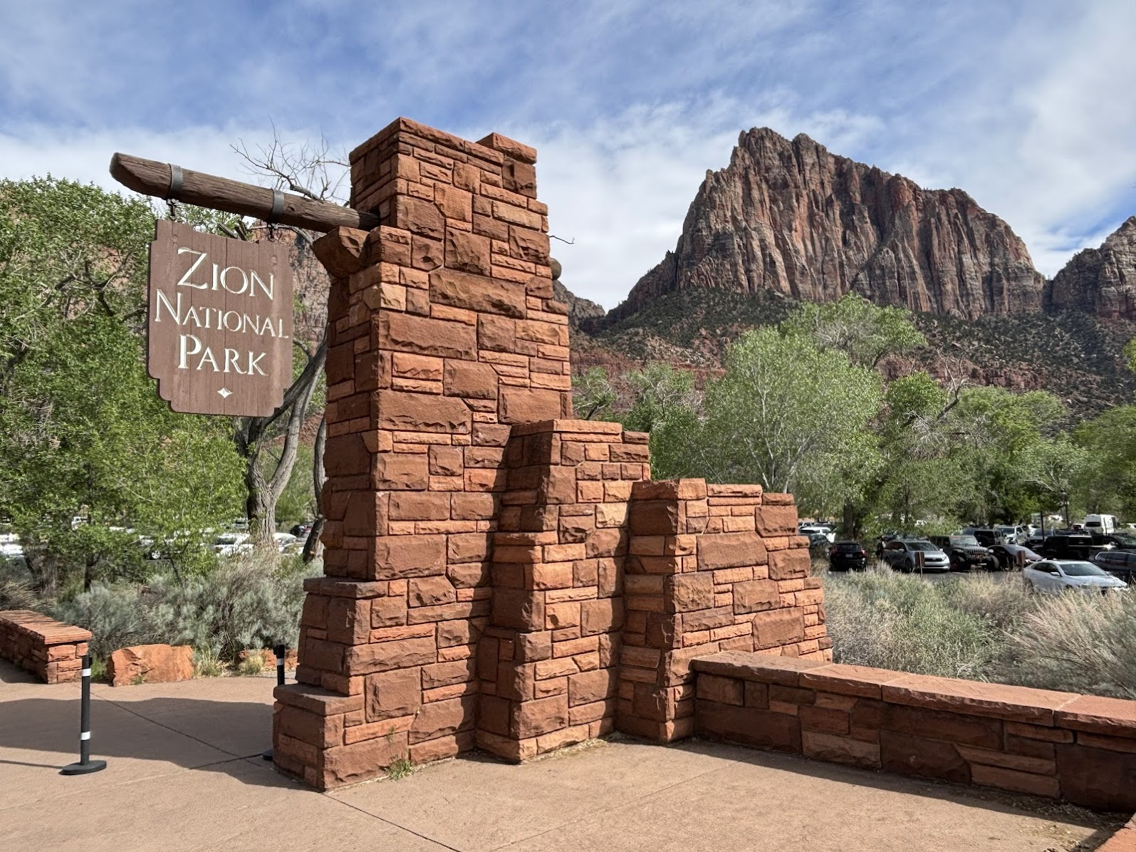 Park Entrance - Zion National Park, Utah