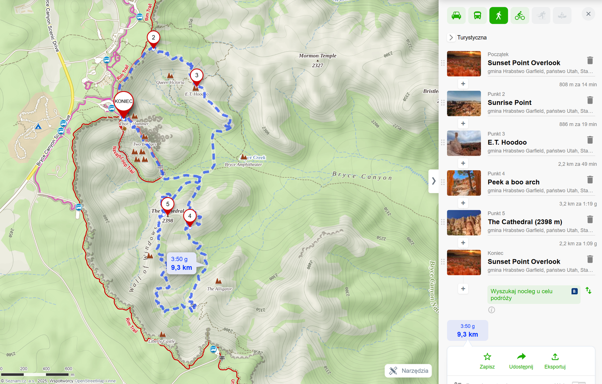 Queen’s Garden, Navajo and Peekaboo Trails Combined
