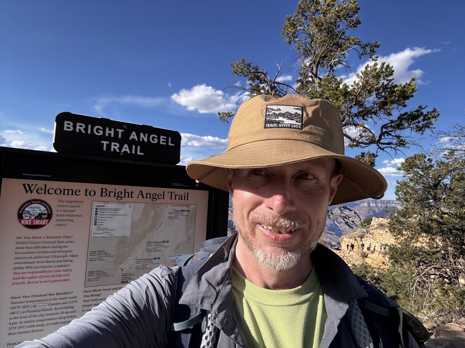 Author, safely out of the grand abyss