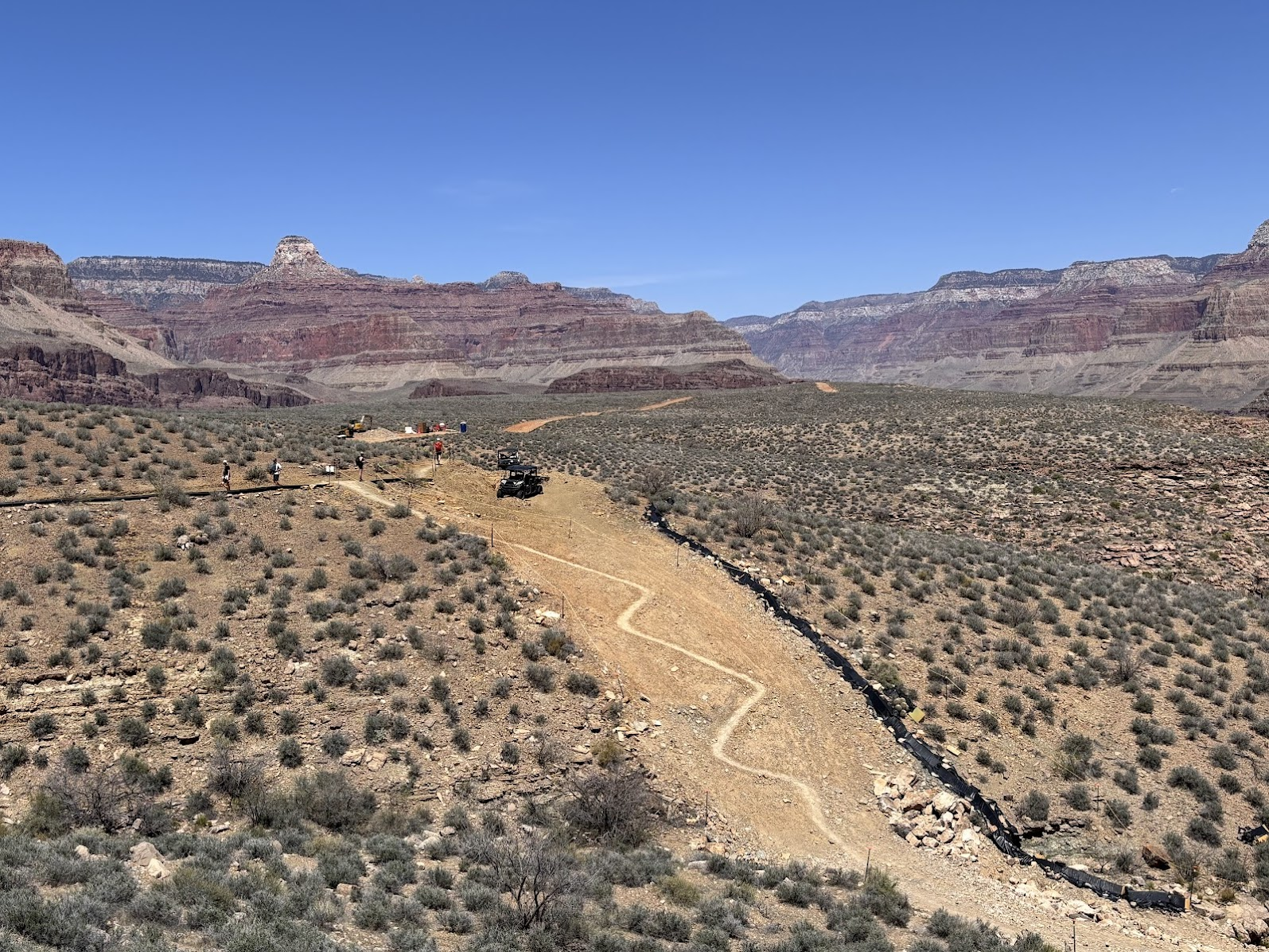 Tonto trail, near Havasupai Gardens
