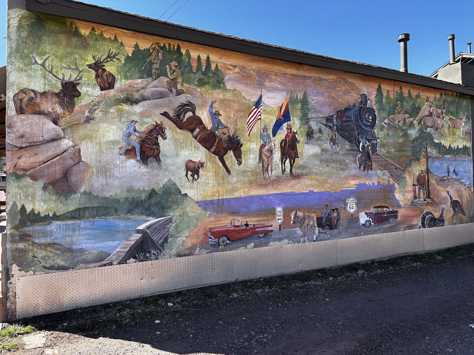 Graffiti in Williams, AZ