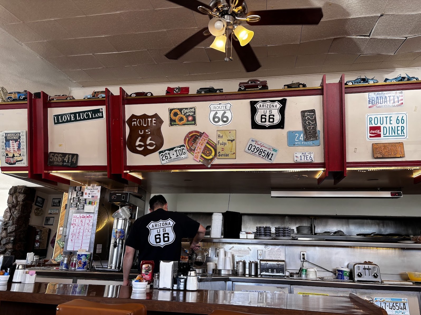 Goldie’s Route 66 Diner, Williams, AZ