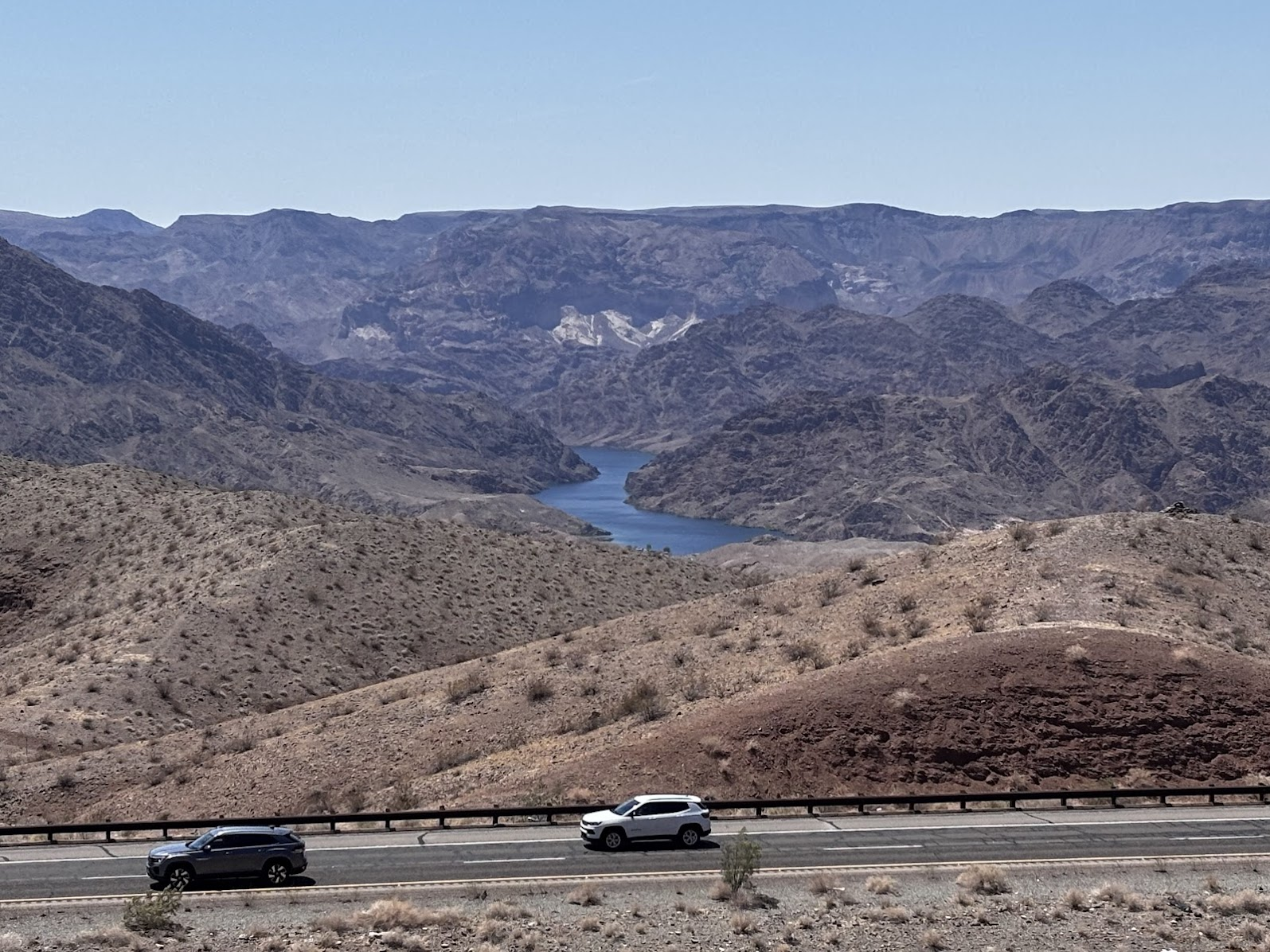 Colorado river, view from Willow Beach scenic overlook, AZ