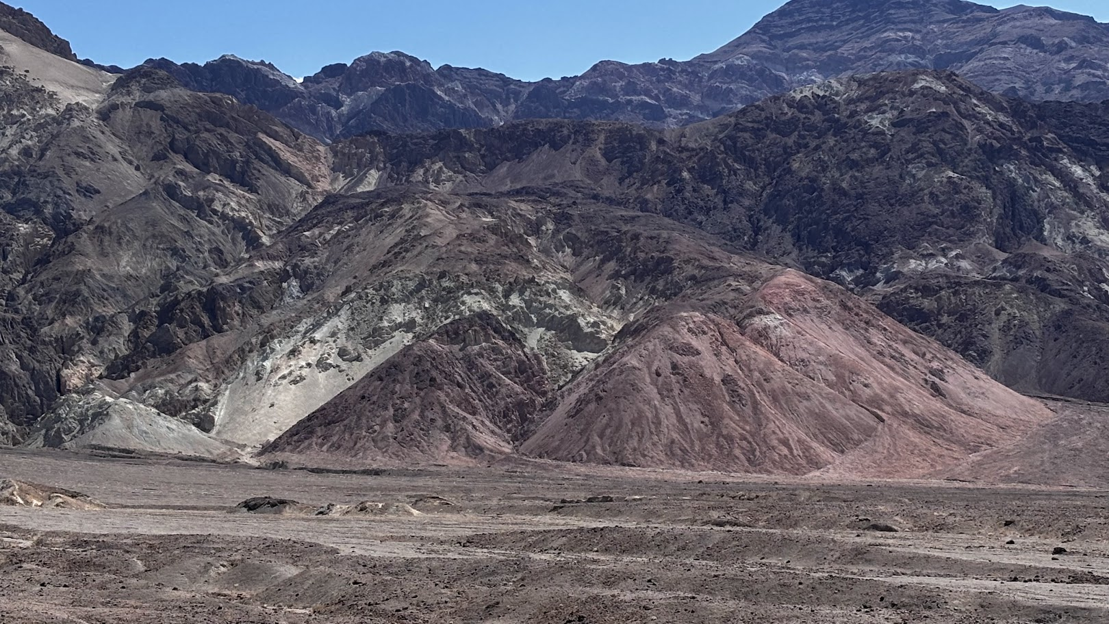 Artist’s Palette viewed from parking - Death Valley, CA