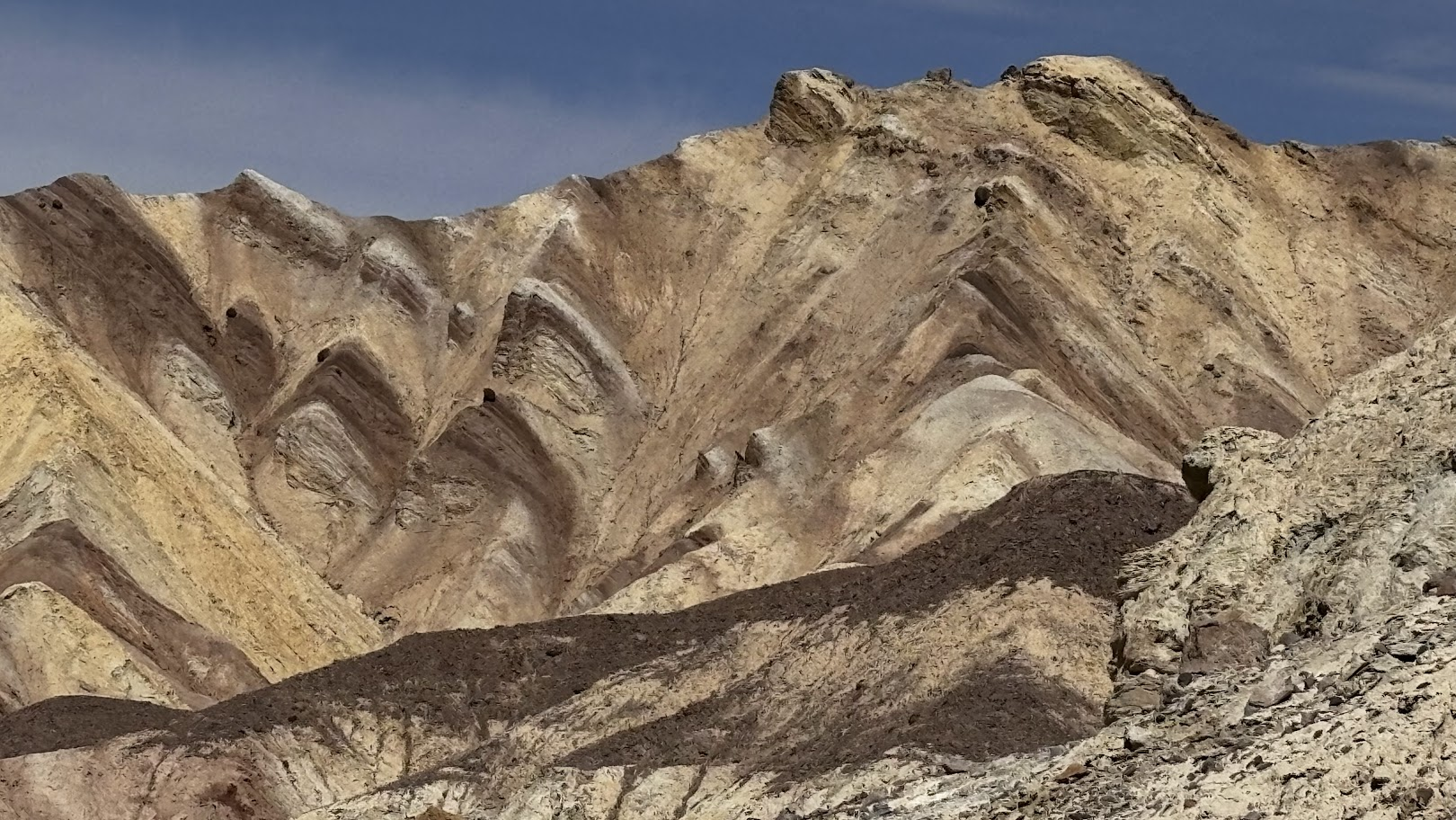 Amargosa Range which separates Golden Canyon from Zabriskie Point - Death Valley, CA