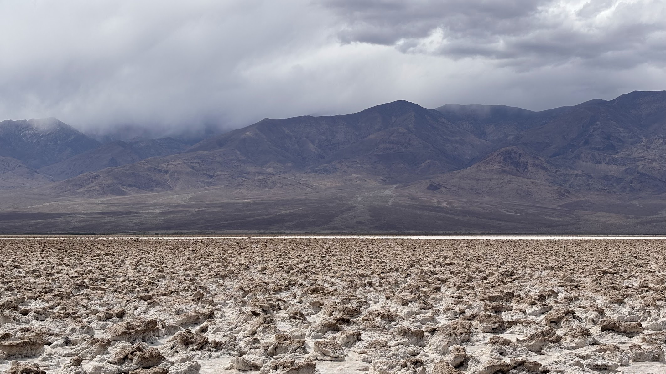 Devil’s Gold Course with Panamint Mountains in the background - Death Valley, CA