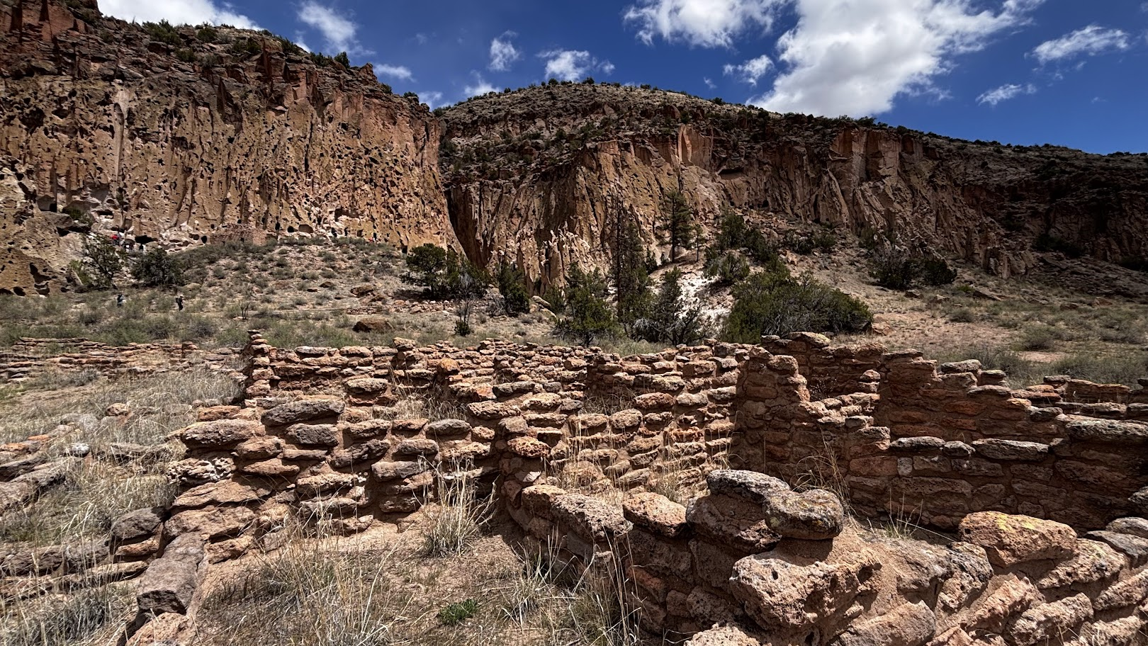 Cliff dwellings and ruins of Ancestral Pueblans’ buildings