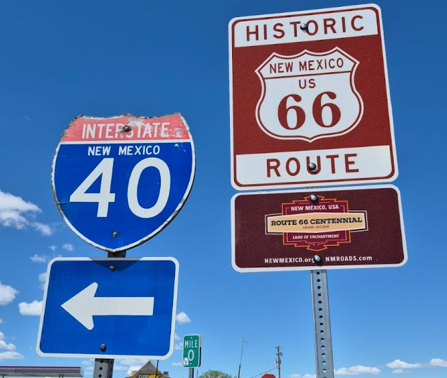 See this short video taken while driving the Historic Route 66