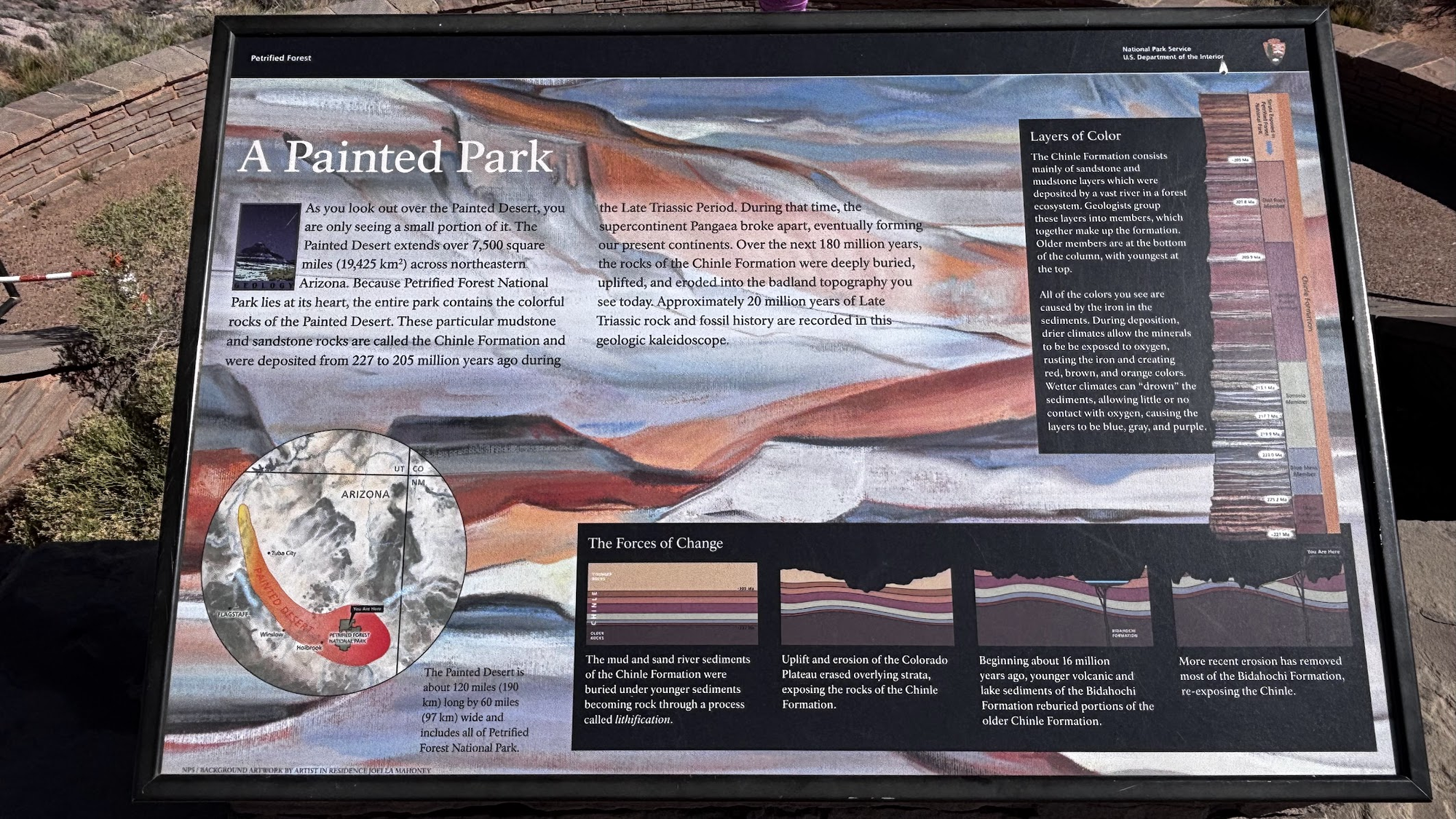 A painted park