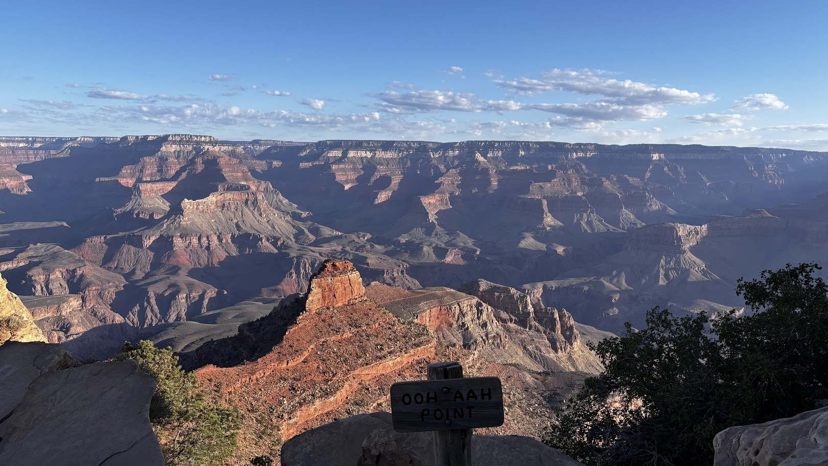 6:58am (1.5km distance & 120m down); Ooh-Aah Point
