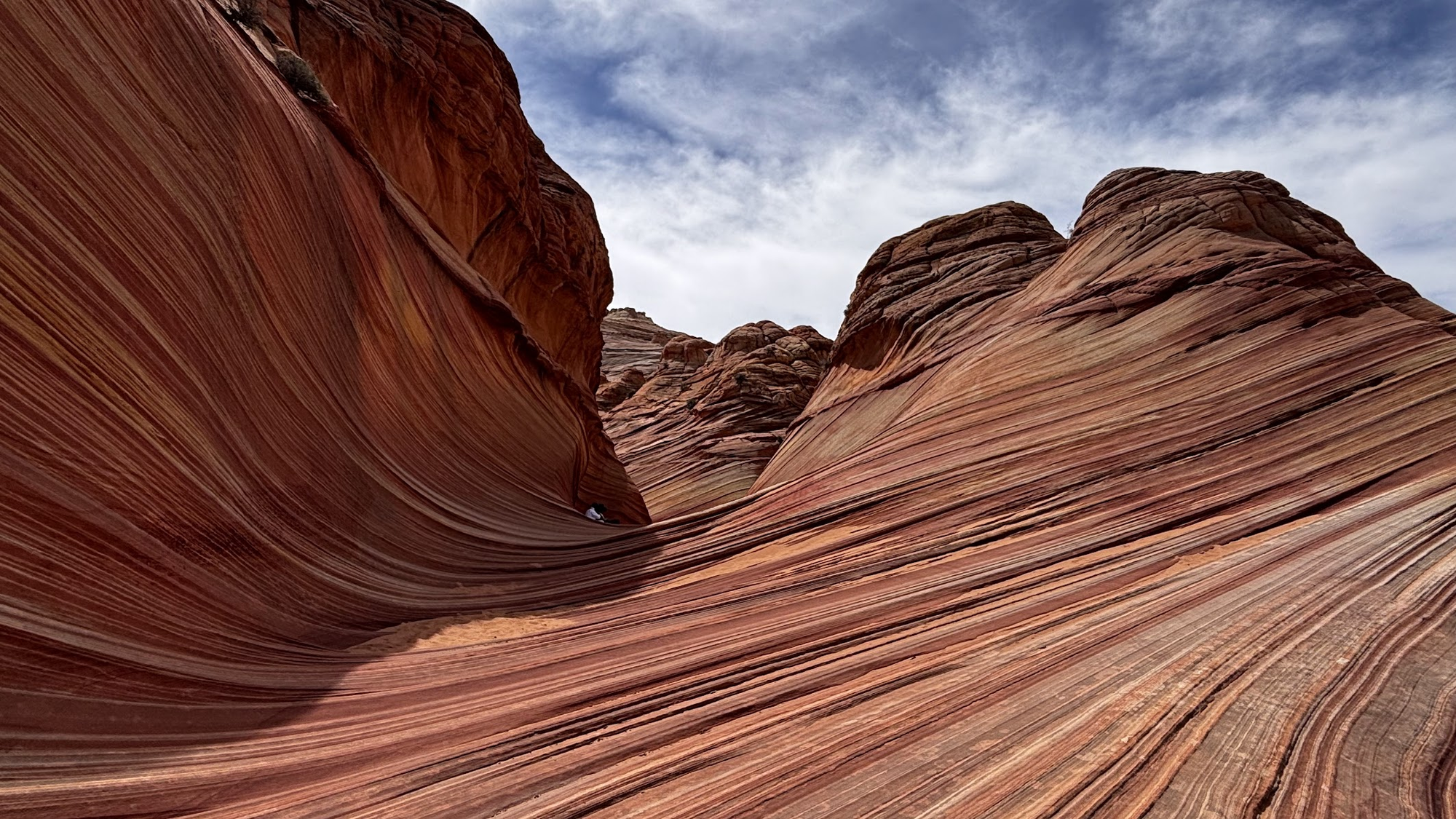 My first photo of the Wave - 1:35hrs from trailhead