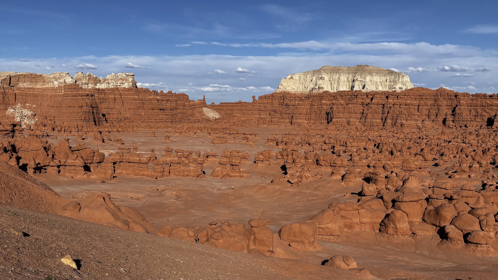 orgage 'goblin' formations in Valley 1 of Goblin Valley State Park in Utah