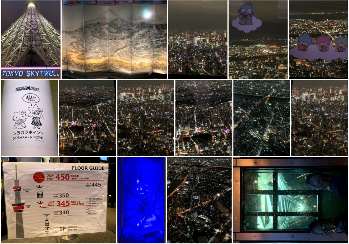 Tokyo by night - views from Skytree