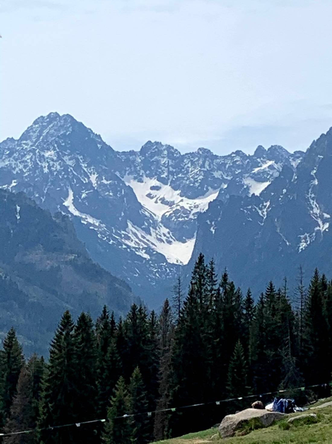 The Tatras viewed from Rusinowa Polana, Poland