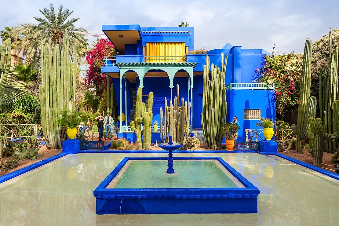 The vibrant world inside YSL's Jardin Majorelle in Marrakesh © saiko3p / Shutterstock