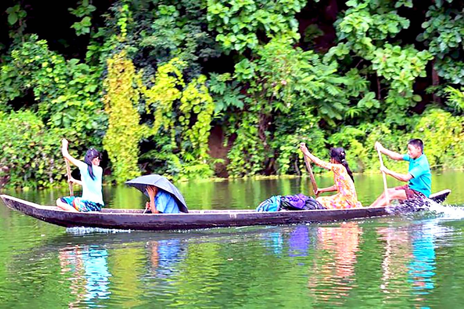 Life on a boat,Kaptai Lake,Rangamati