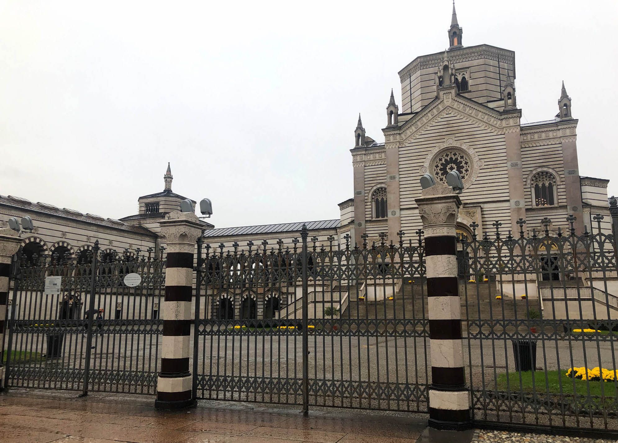 Entrance of the Monumental Cemetery of Milan