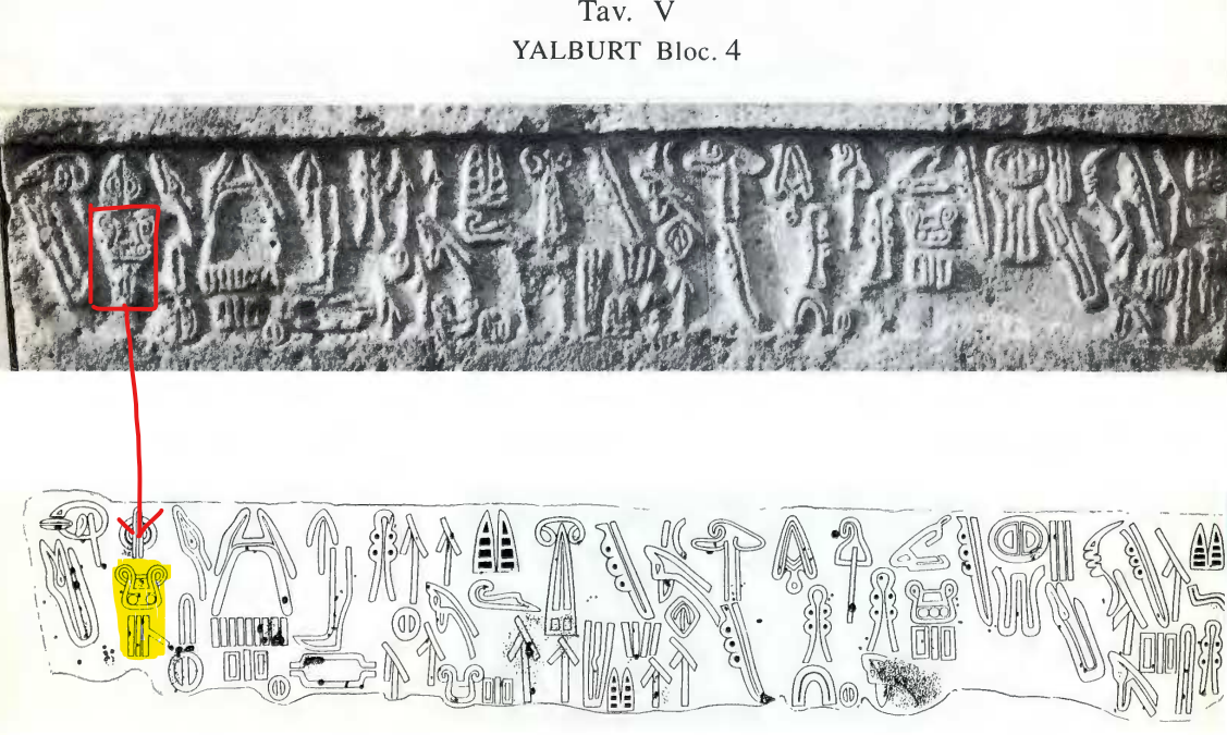 Image Source: L’iscrizione luvio-geroglifica di Yalburt