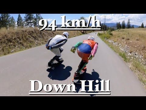 94 km/h On A Longboard!  How We Roll - Like The Wind