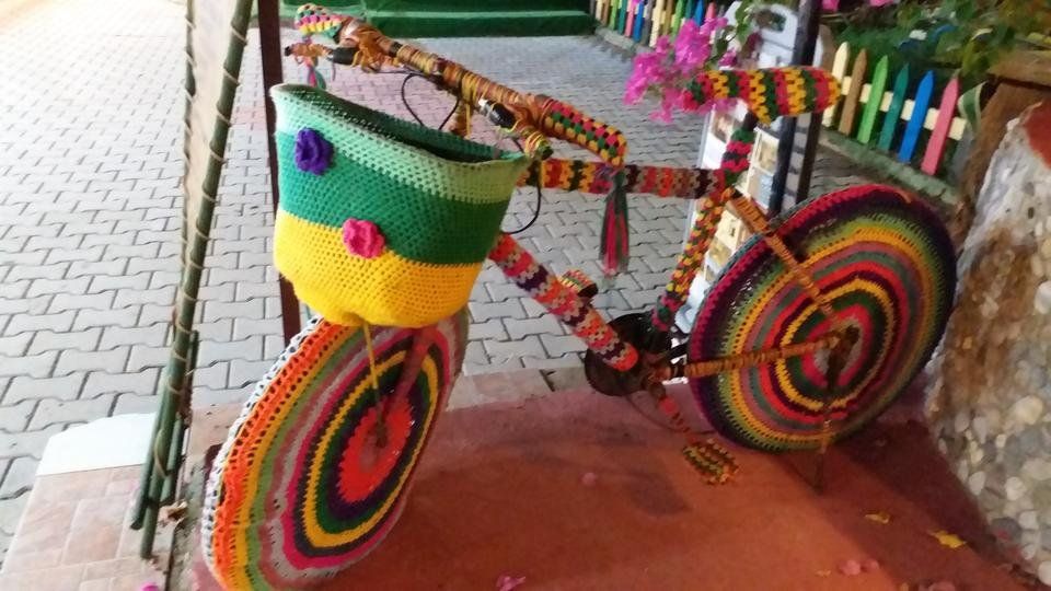 Woollen Embroidered Bicycle in Cappadocia | 卡帕多西亚