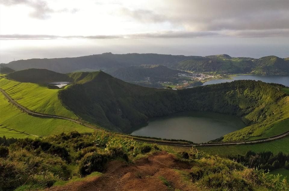 Beauties of Azores: stunning views of volcanic lakes around Sete Cidades