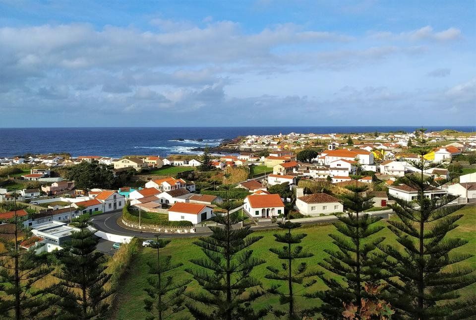 Cityscape Photography: skyline of Mosteiros on Sao Miguel Island