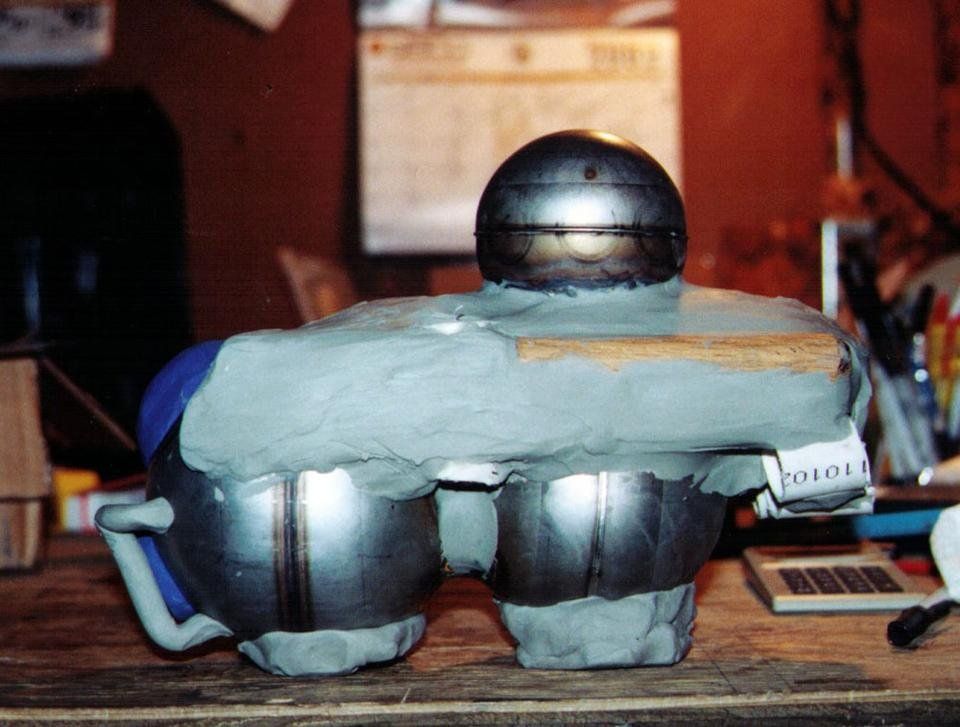 Model of submarine Idabel prior to construction