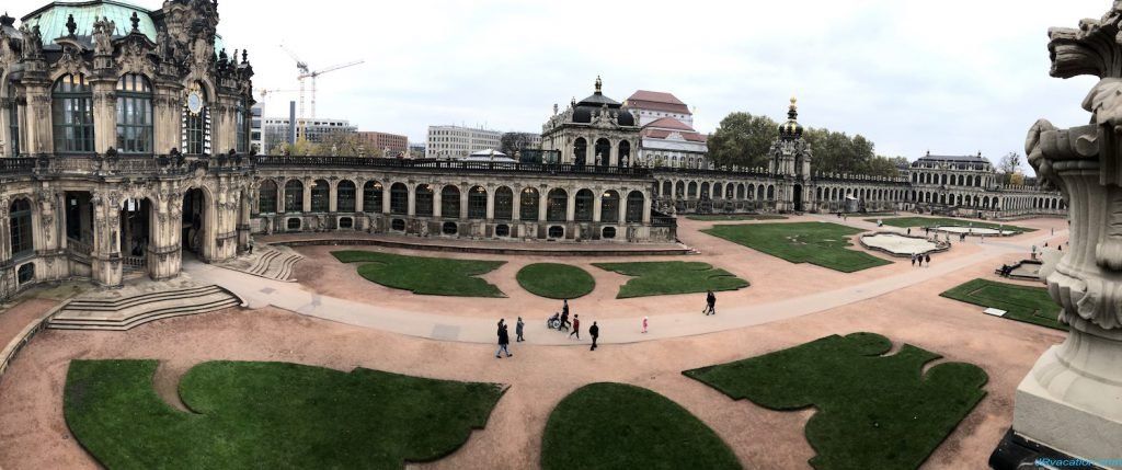 Dresden Old Town - Swinger Garden and Royal Palace