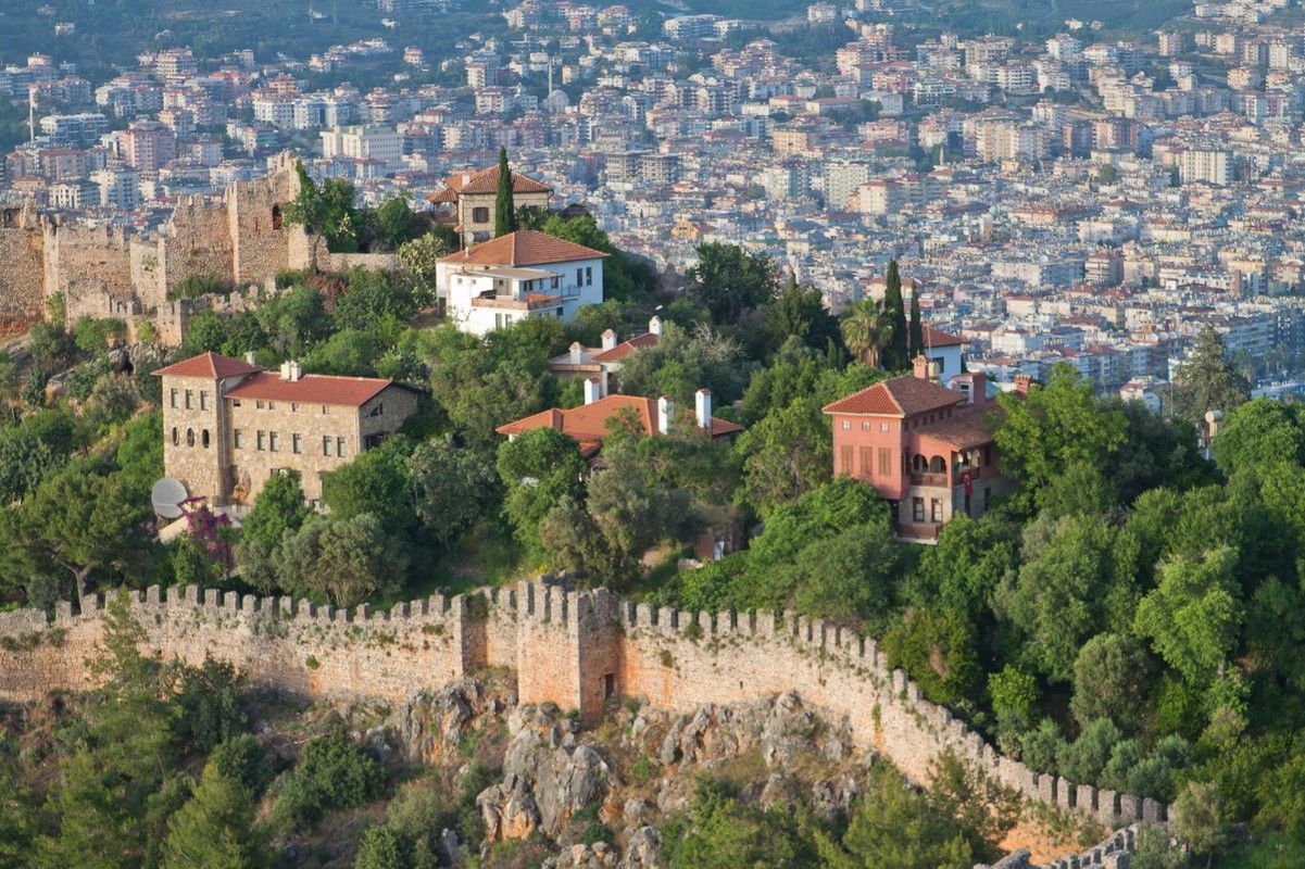 Travelling in Turkey. Alania, fortress of Ala Ad-Din