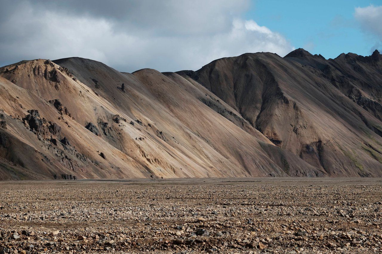 Heavenly trail of Laugavegur