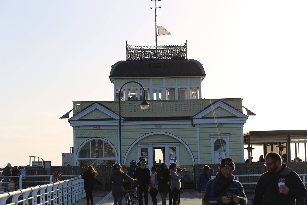 The popular St. Kilda Pier